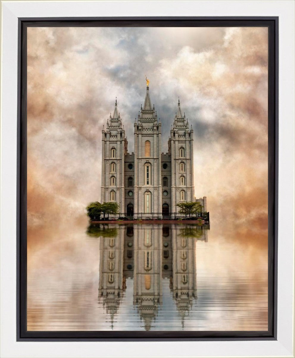 Millennial Reflection Salt Lake City Utah Temple