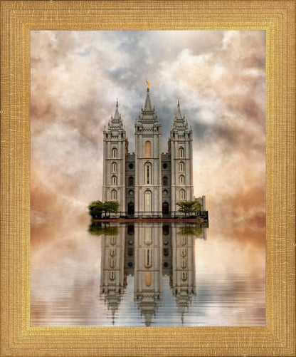 Millennial Reflection Salt Lake City Utah Temple
