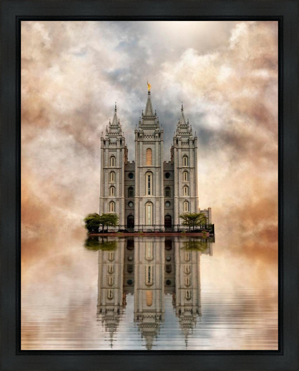 Millennial Reflection Salt Lake City Utah Temple