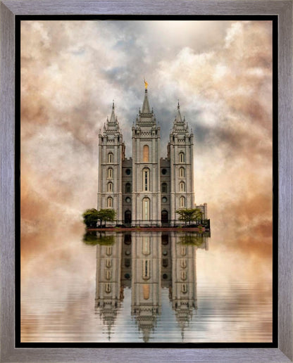 Millennial Reflection Salt Lake City Utah Temple