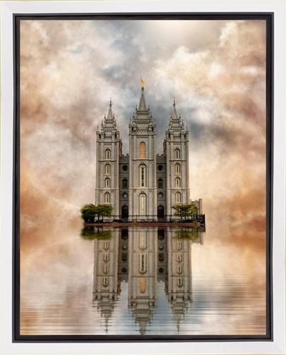 Millennial Reflection Salt Lake City Utah Temple