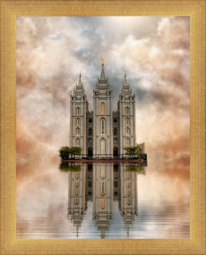 Millennial Reflection Salt Lake City Utah Temple