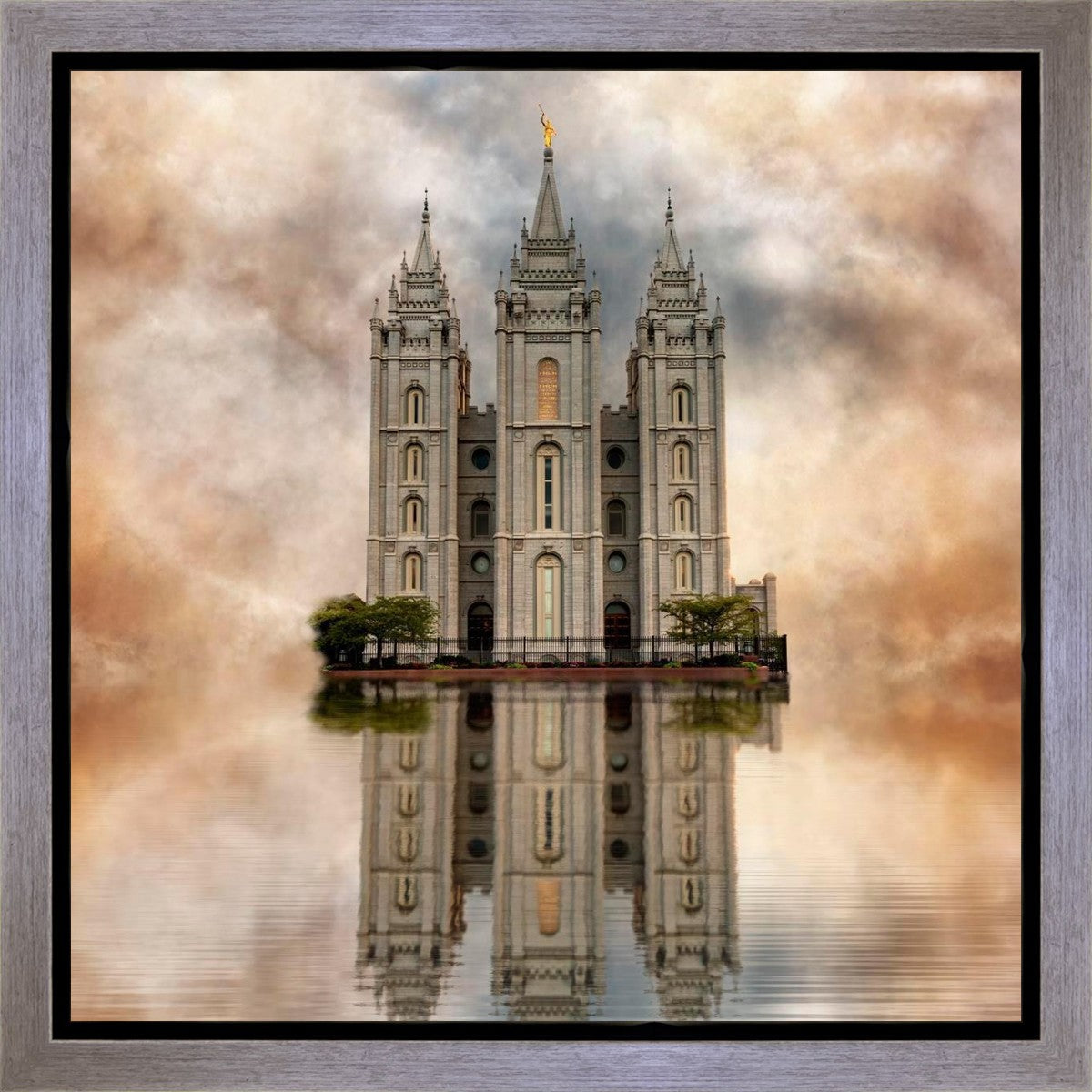 Millennial Reflection Salt Lake City Utah Temple