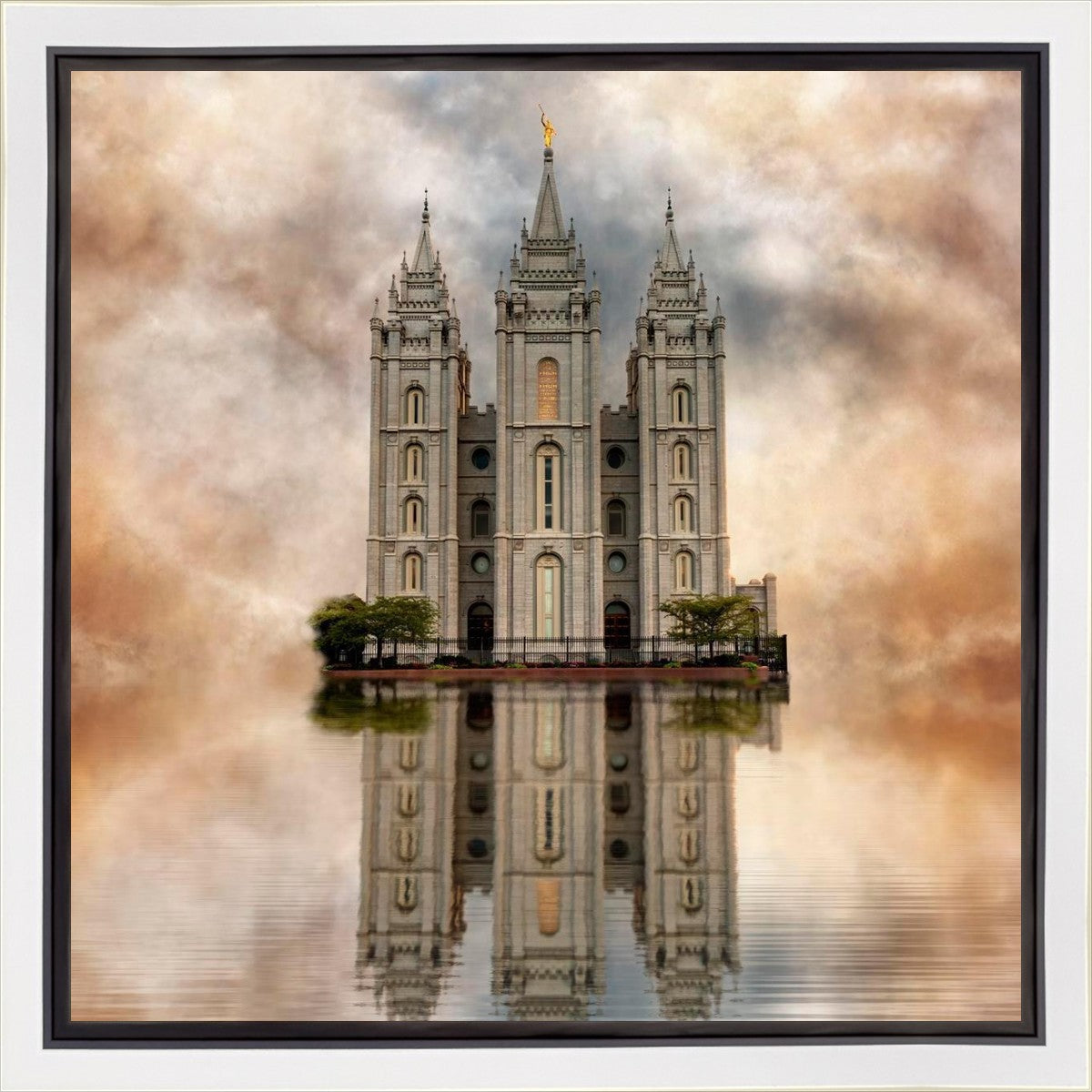 Millennial Reflection Salt Lake City Utah Temple