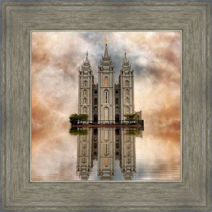 Millennial Reflection Salt Lake City Utah Temple