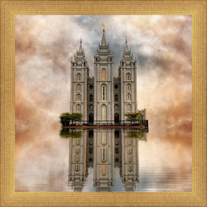 Millennial Reflection Salt Lake City Utah Temple