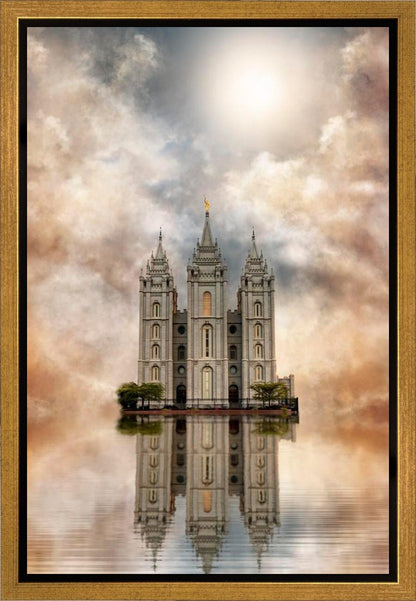 Millennial Reflection Salt Lake City Utah Temple