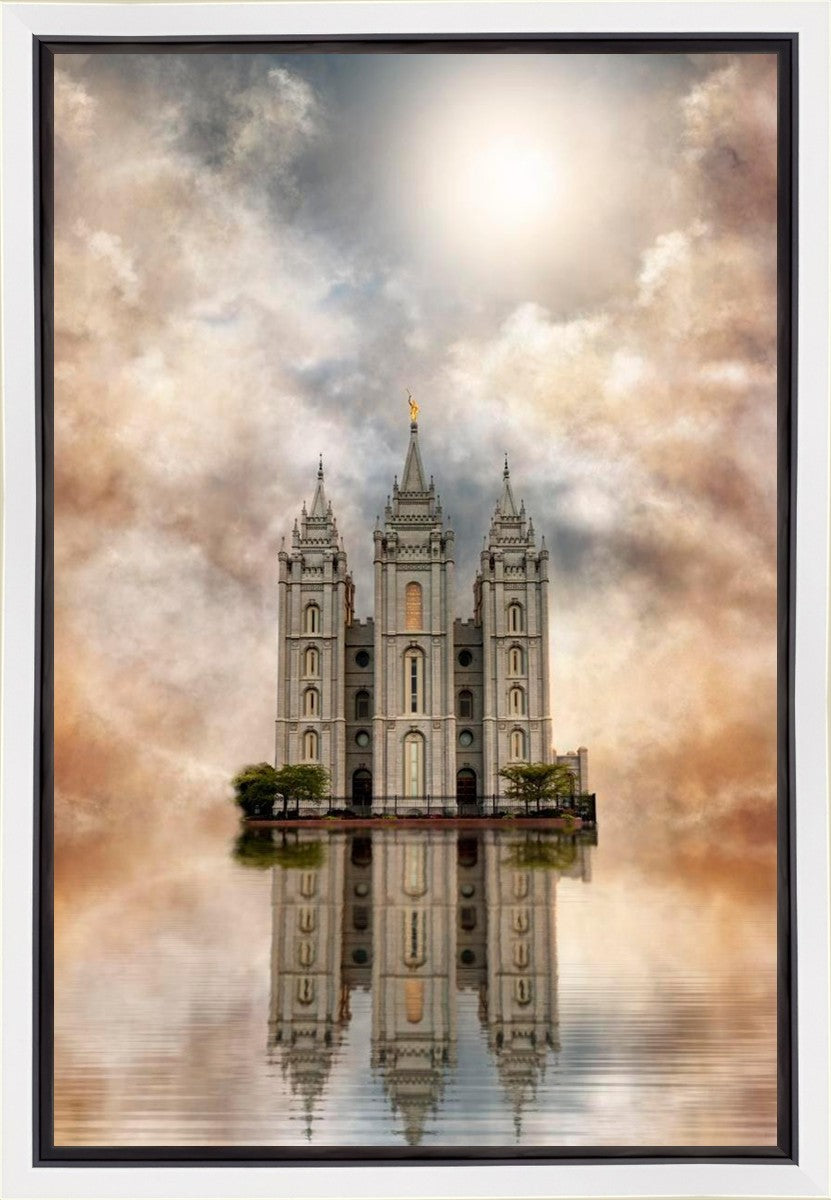 Millennial Reflection Salt Lake City Utah Temple