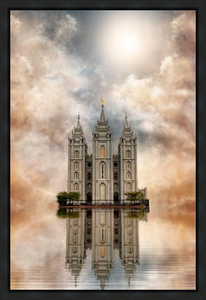 Millennial Reflection Salt Lake City Utah Temple