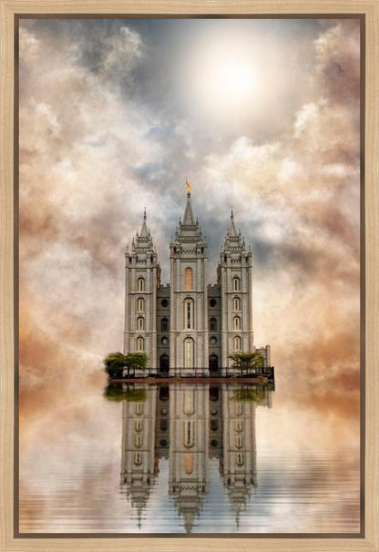 Millennial Reflection Salt Lake City Utah Temple