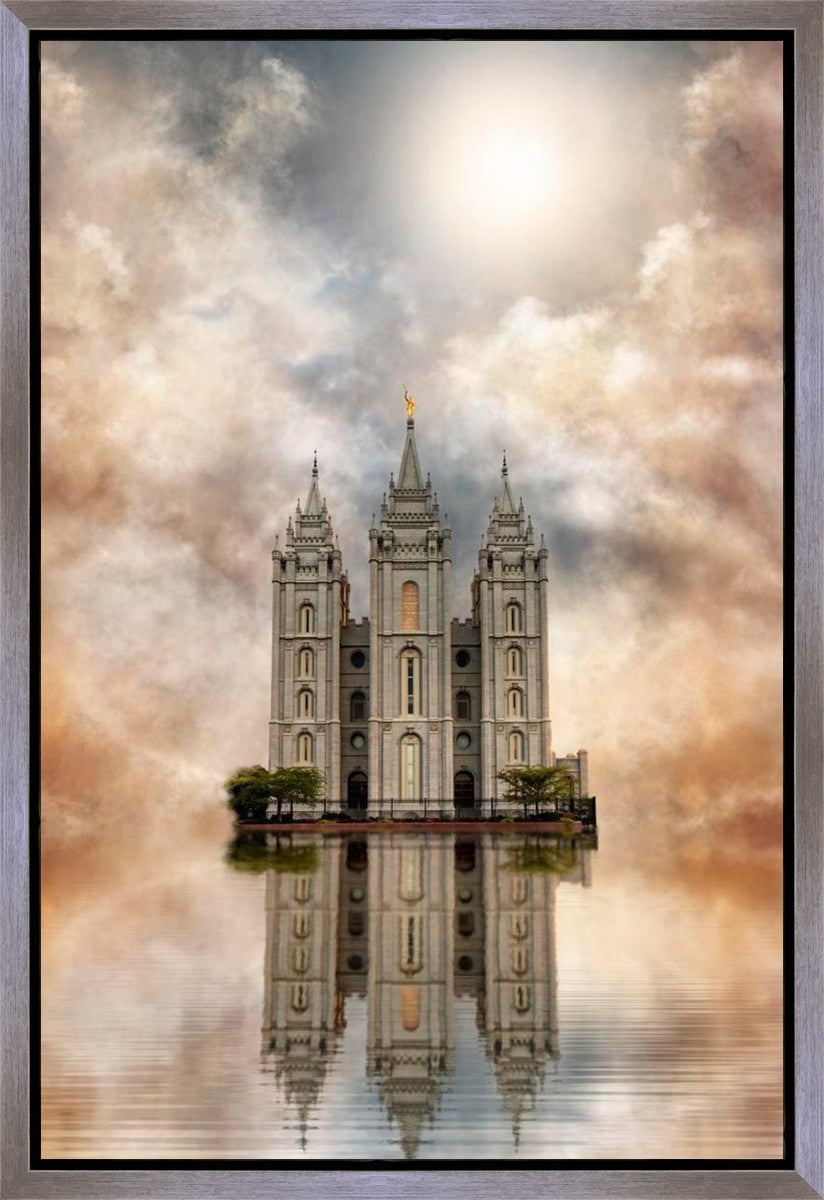 Millennial Reflection Salt Lake City Utah Temple