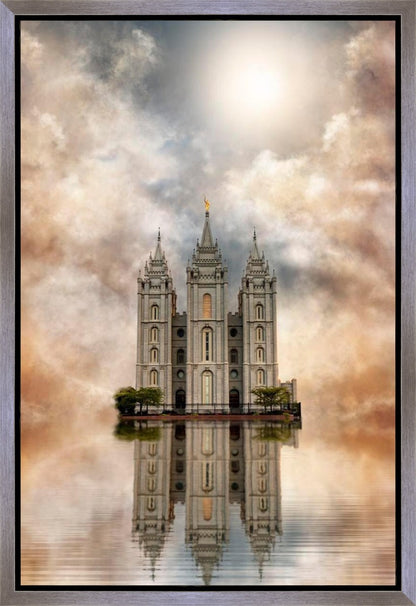 Millennial Reflection Salt Lake City Utah Temple
