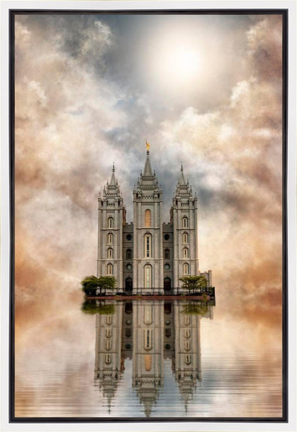 Millennial Reflection Salt Lake City Utah Temple