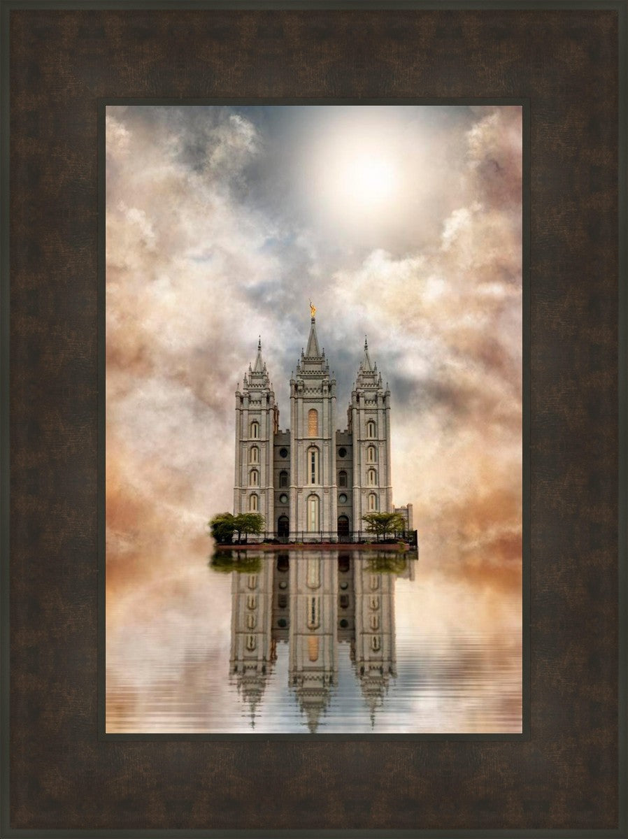Millennial Reflection Salt Lake City Utah Temple