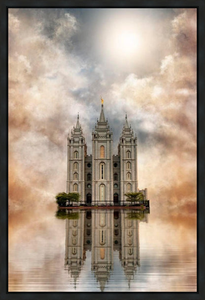 Millennial Reflection Salt Lake City Utah Temple