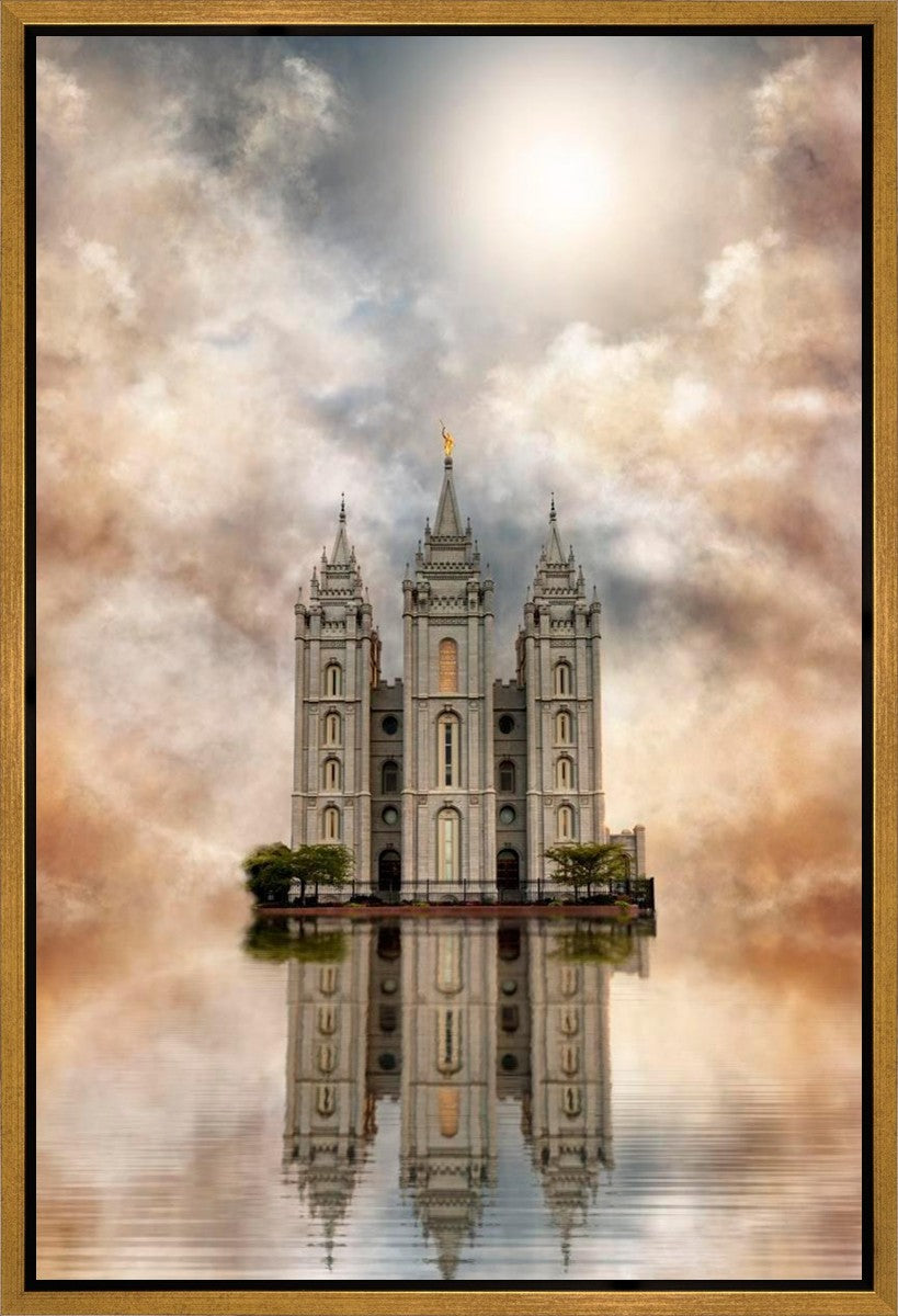 Millennial Reflection Salt Lake City Utah Temple