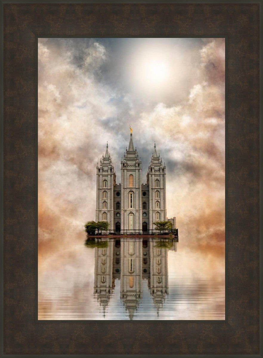 Millennial Reflection Salt Lake City Utah Temple