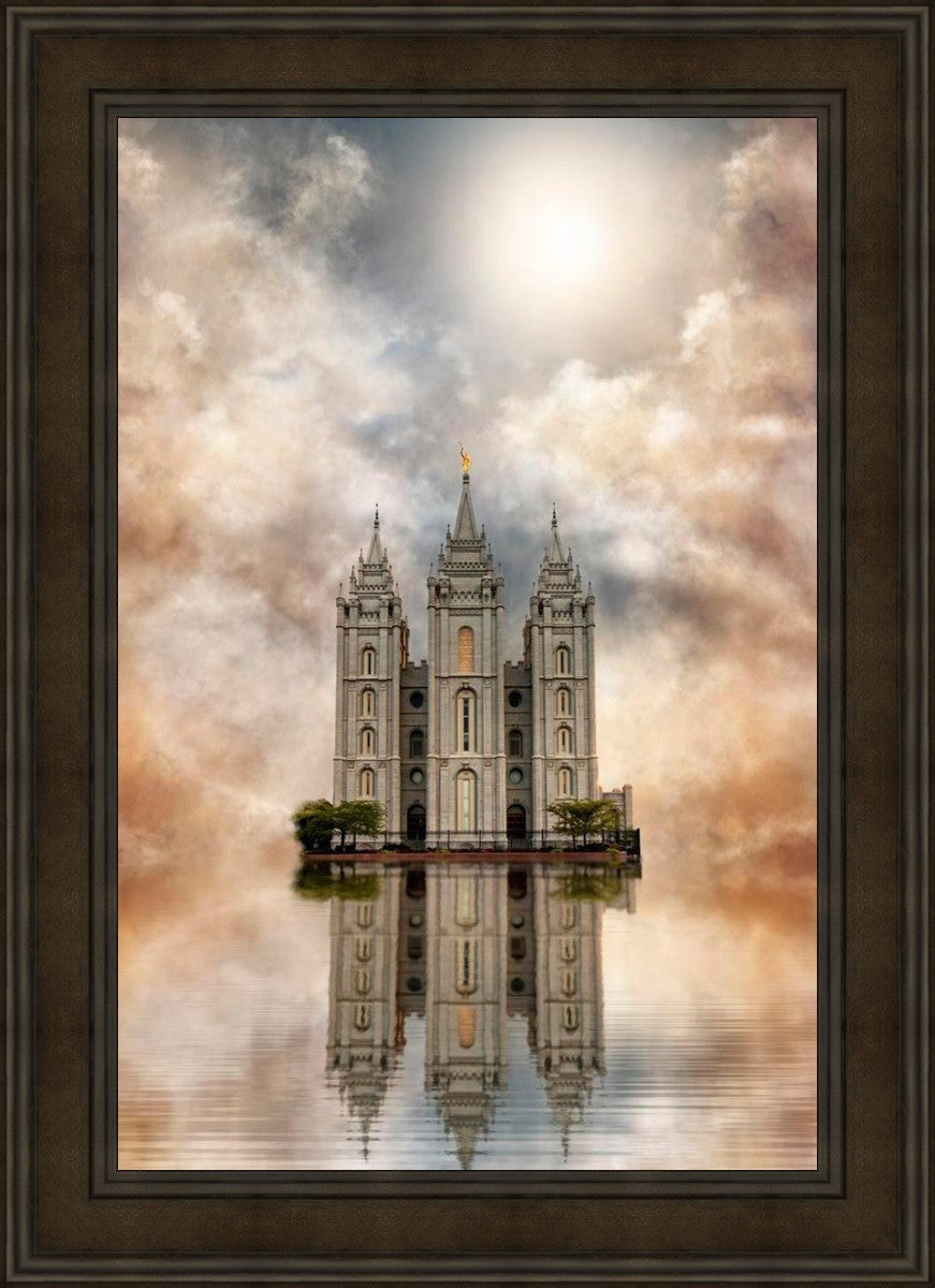 Millennial Reflection Salt Lake City Utah Temple
