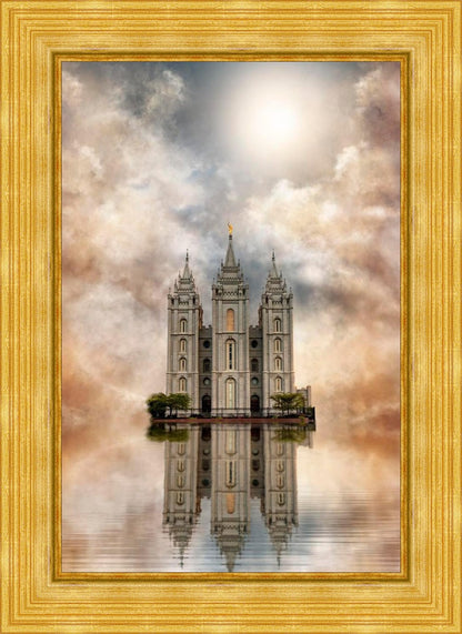Millennial Reflection Salt Lake City Utah Temple