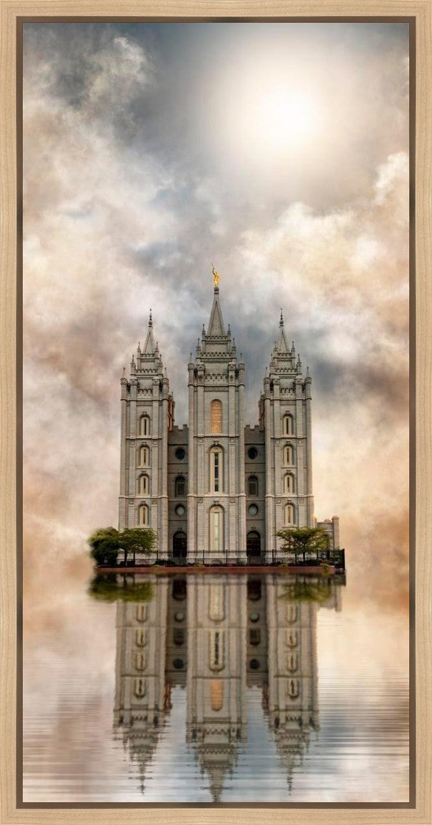 Millennial Reflection Salt Lake City Utah Temple