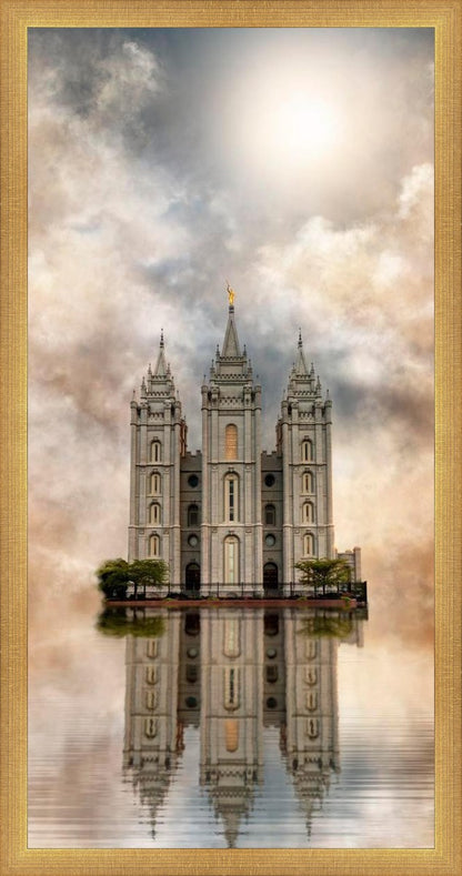 Millennial Reflection Salt Lake City Utah Temple