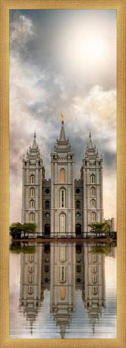 Millennial Reflection Salt Lake City Utah Temple