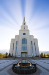 Layton Utah Beams of Glory Large Wall Art