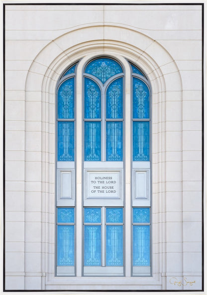Layton Utah Holiness to the Lord Large Wall Art Gallery Wrap