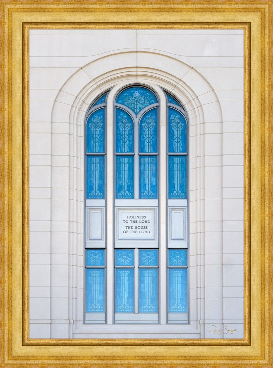 Layton Utah Holiness to the Lord Large Wall Art
