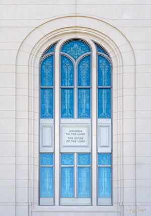 Layton Utah Holiness to the Lord Large Wall Art