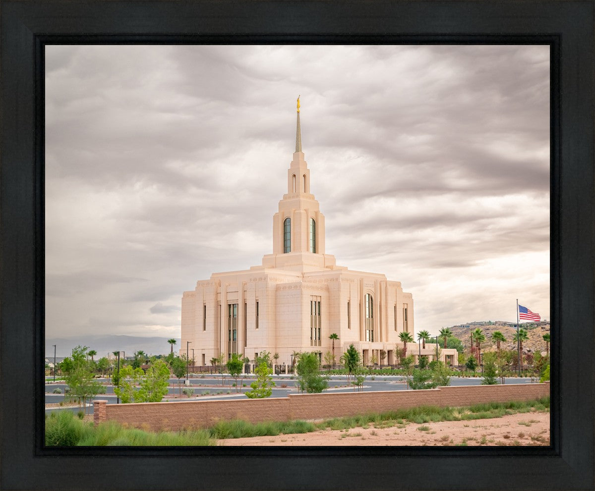 Red Cliffs Utah Dusty Sunset