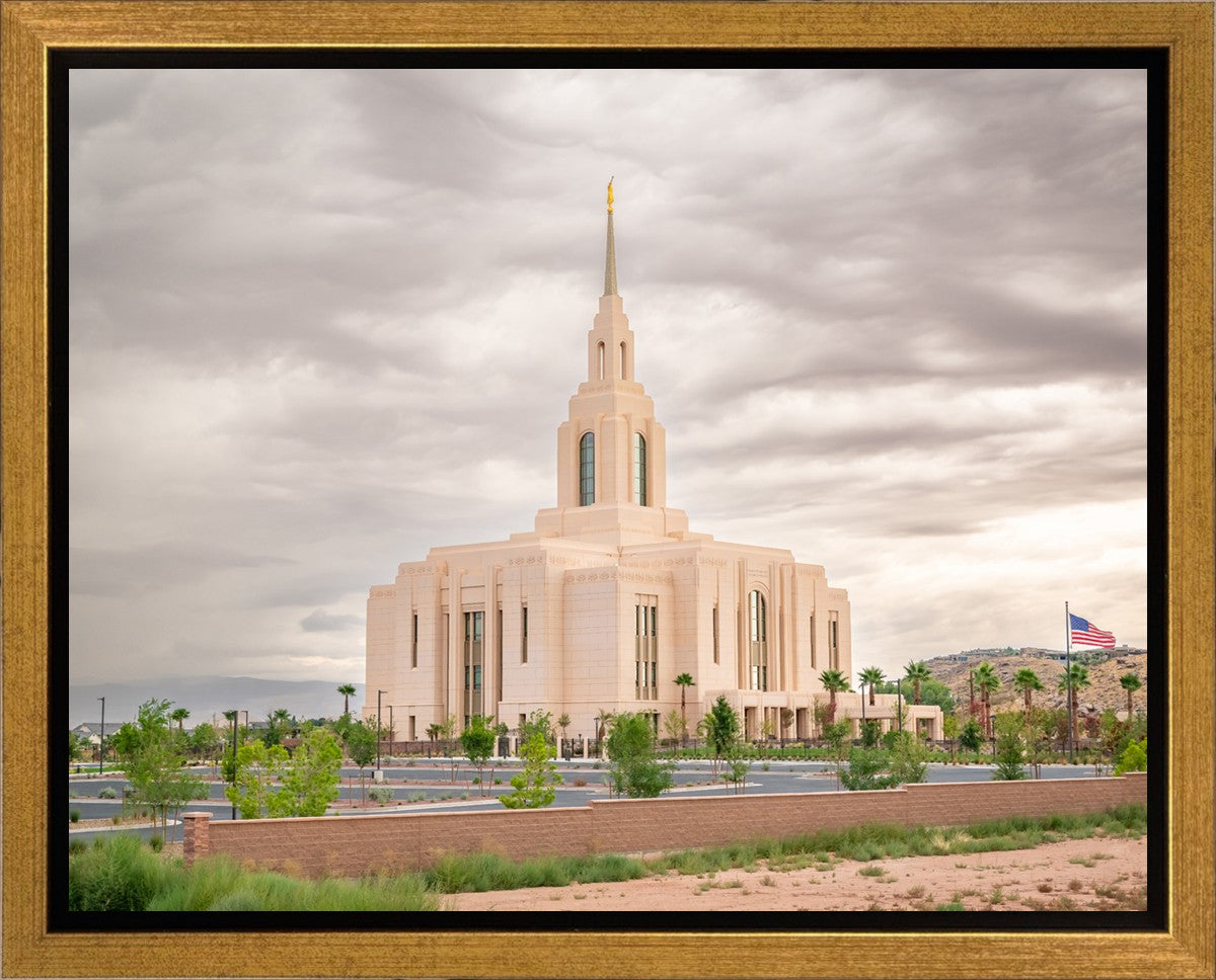Red Cliffs Utah Dusty Sunset