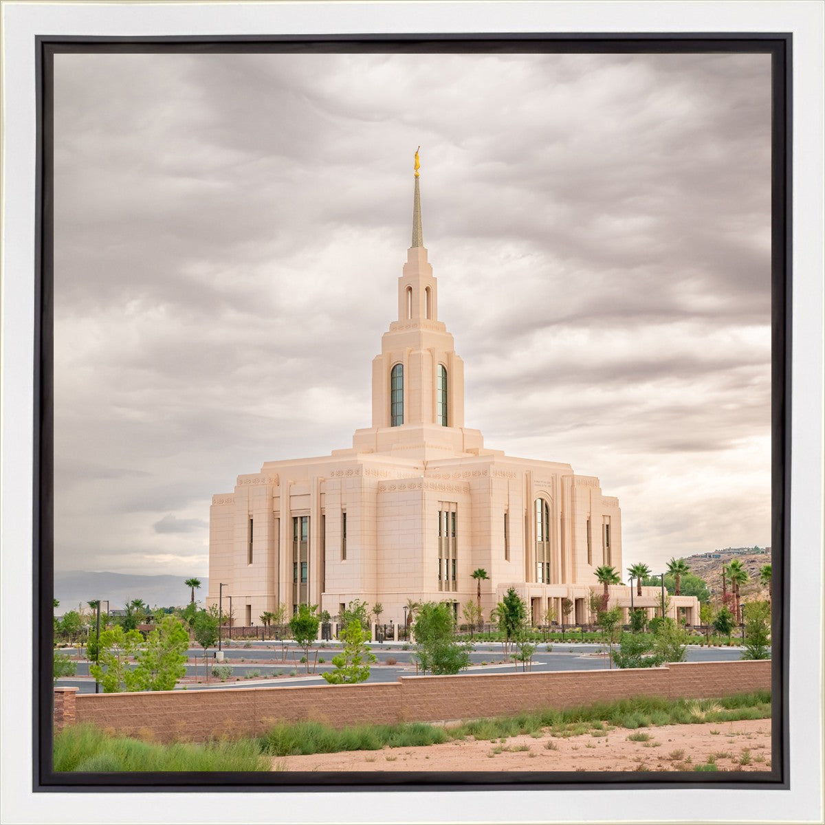 Red Cliffs Utah Dusty Sunset