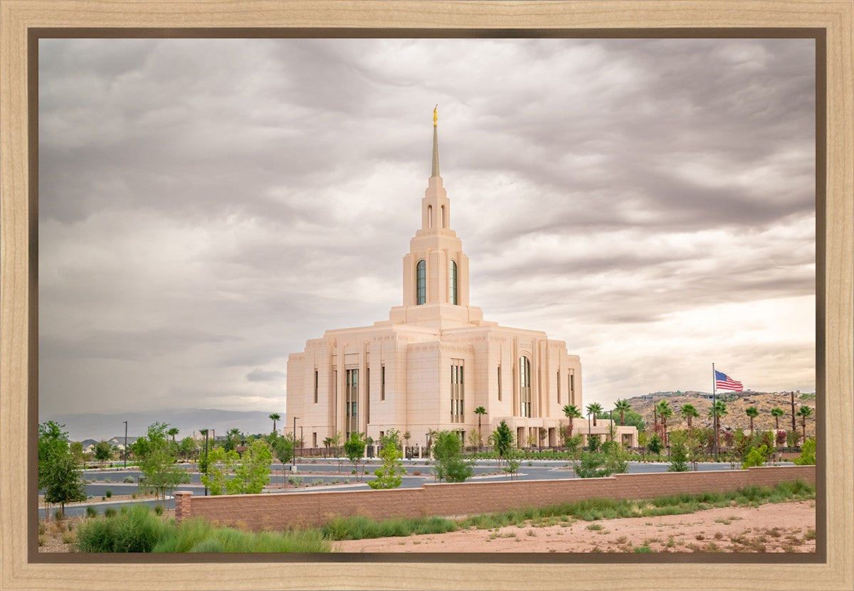 Red Cliffs Utah Dusty Sunset