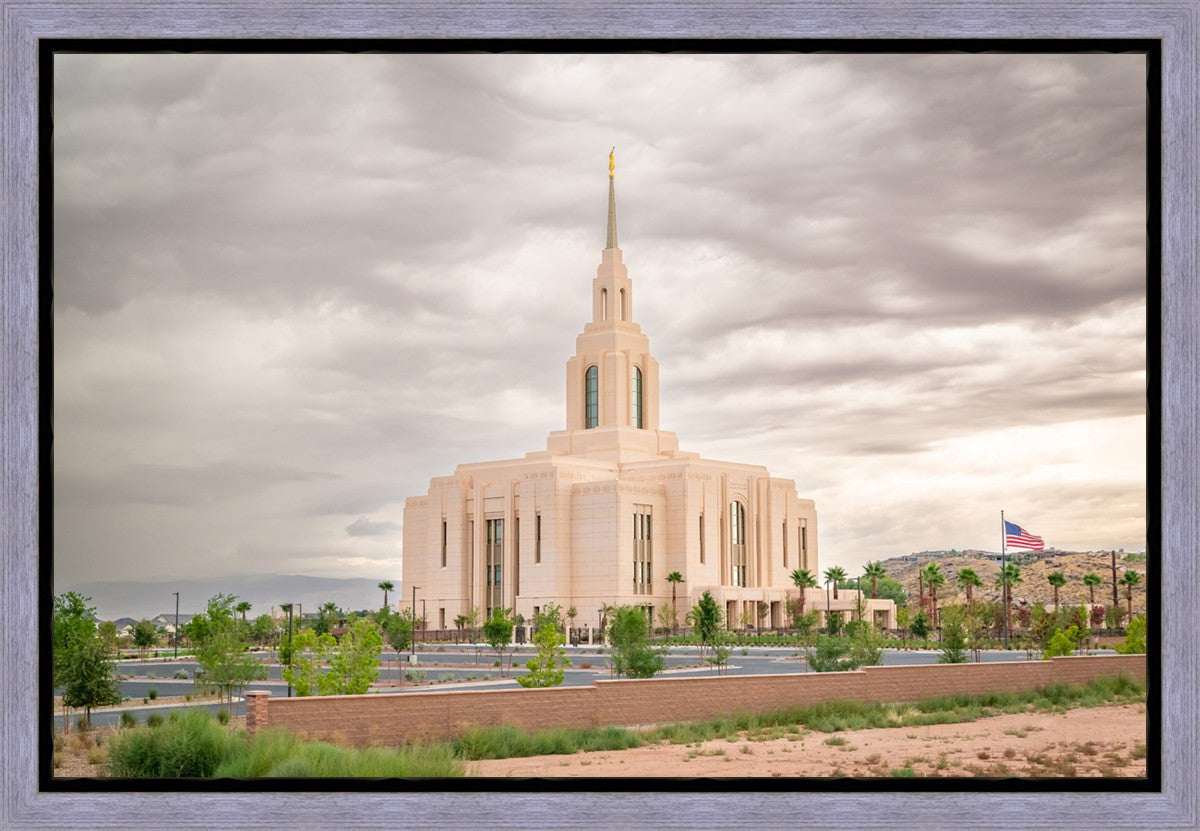 Red Cliffs Utah Dusty Sunset