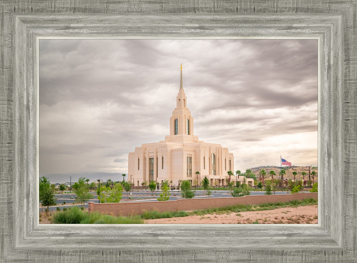 Red Cliffs Utah Dusty Sunset