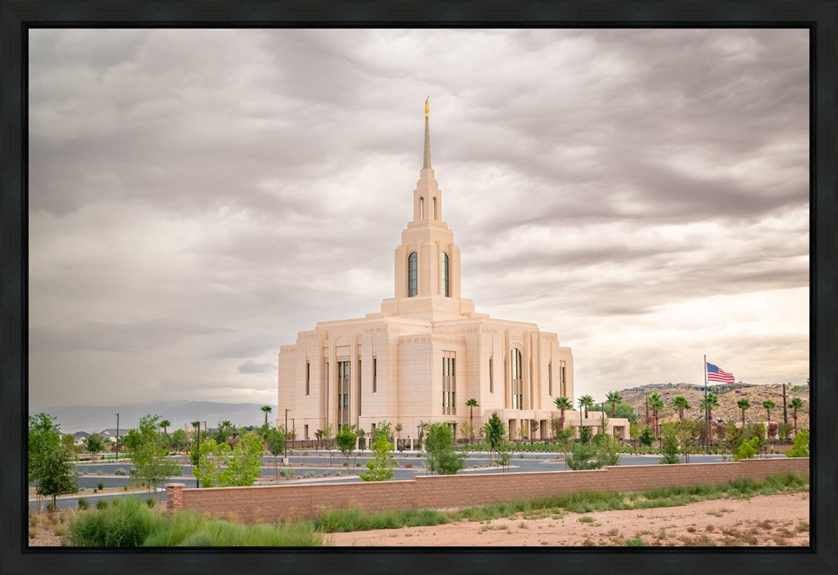 Red Cliffs Utah Dusty Sunset
