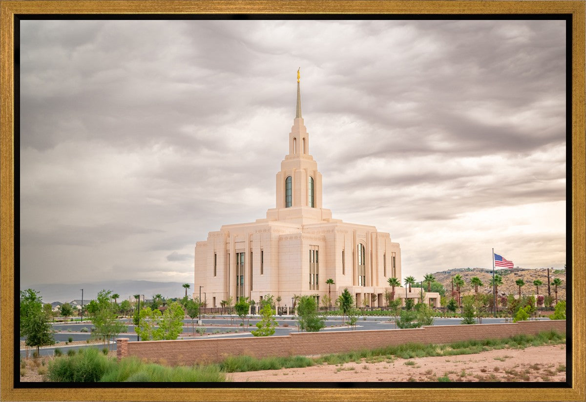 Red Cliffs Utah Dusty Sunset