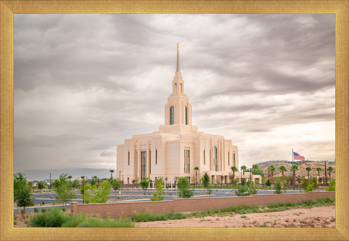 Red Cliffs Utah Dusty Sunset