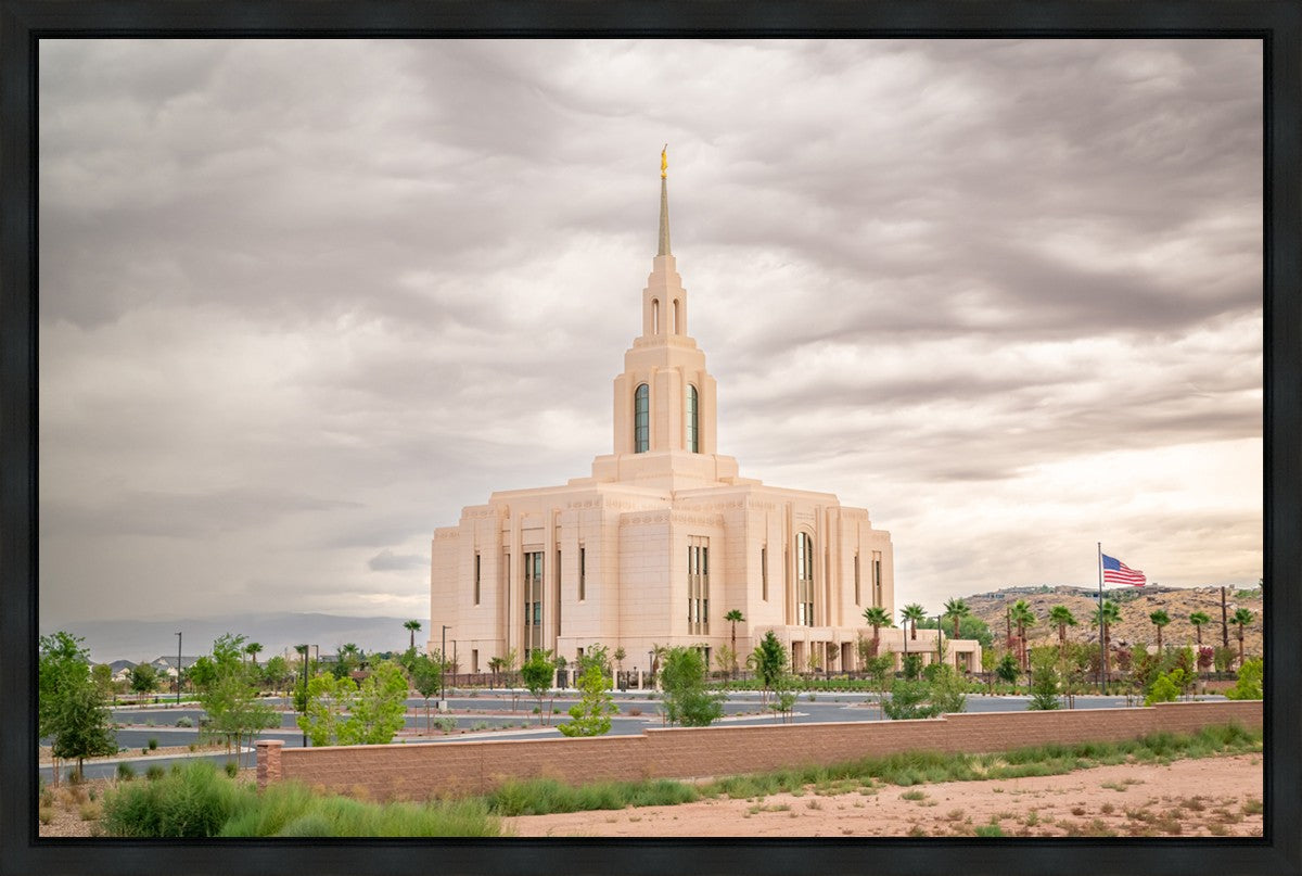 Red Cliffs Utah Dusty Sunset