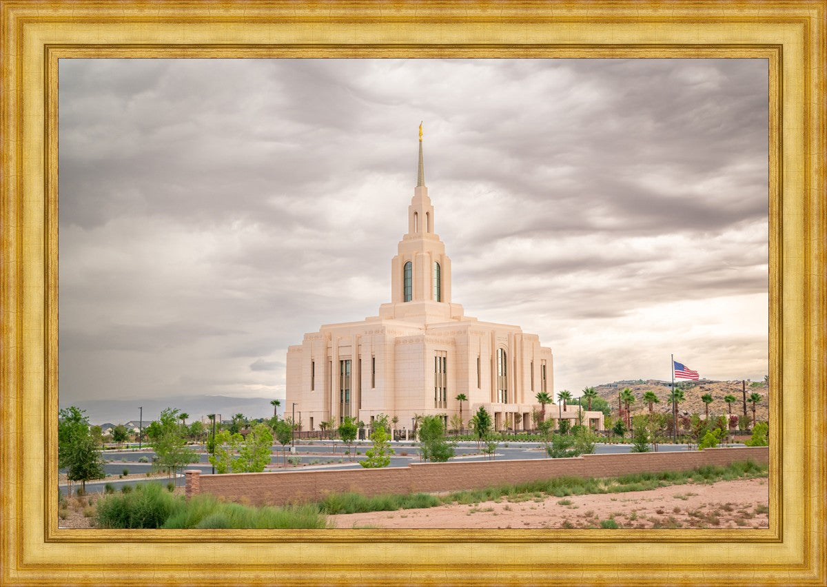 Red Cliffs Utah Dusty Sunset