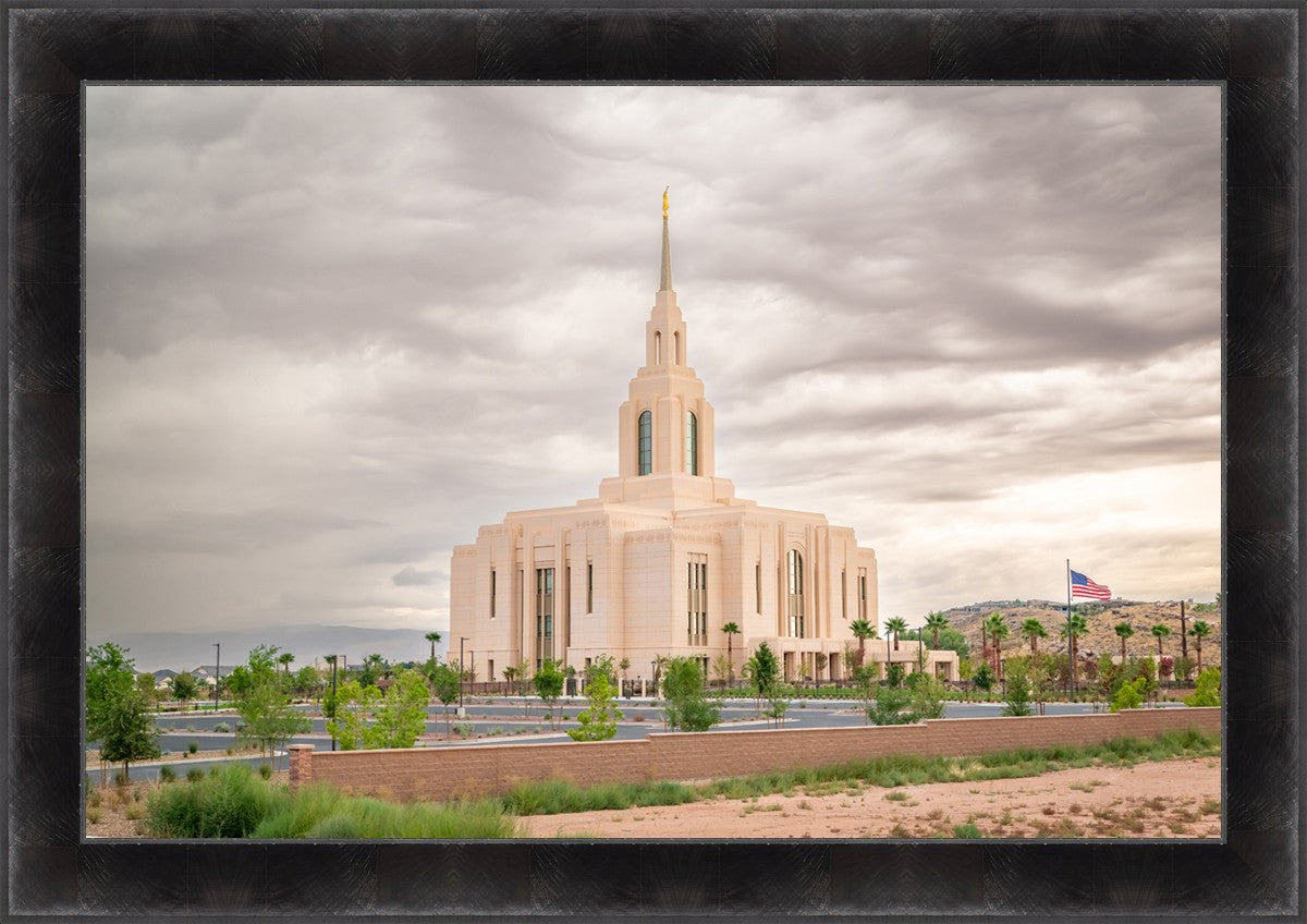 Red Cliffs Utah Dusty Sunset