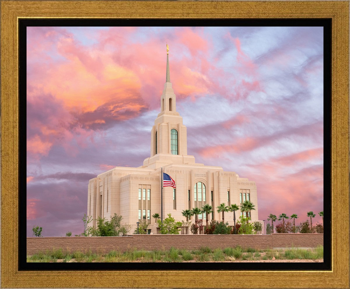 Red Cliffs Utah Sunset Glory