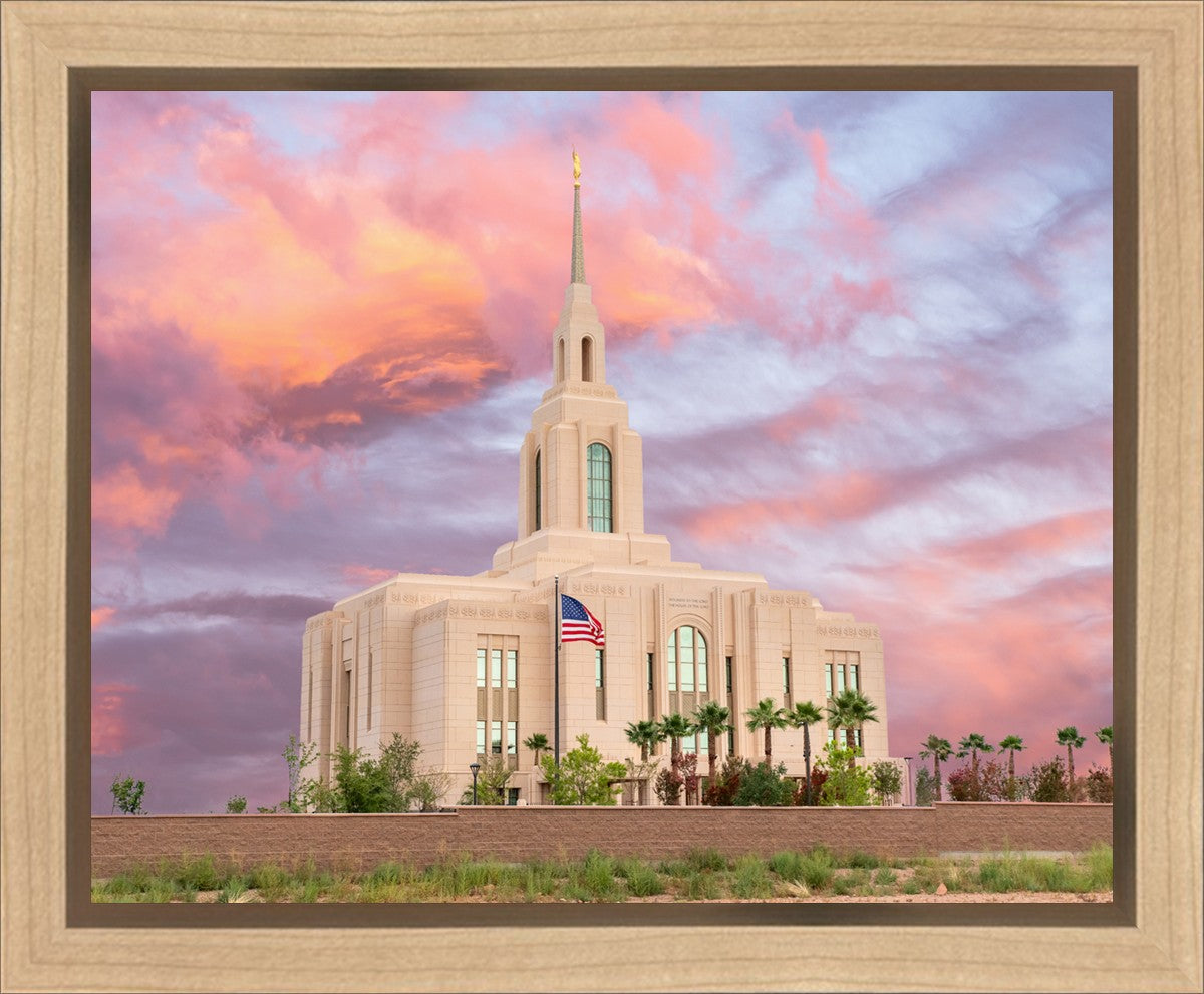 Red Cliffs Utah Sunset Glory