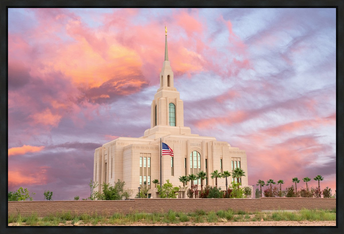 Red Cliffs Utah Sunset Glory