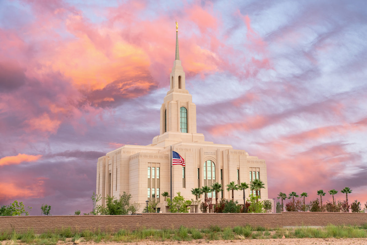 Red Cliffs Utah Sunset Glory