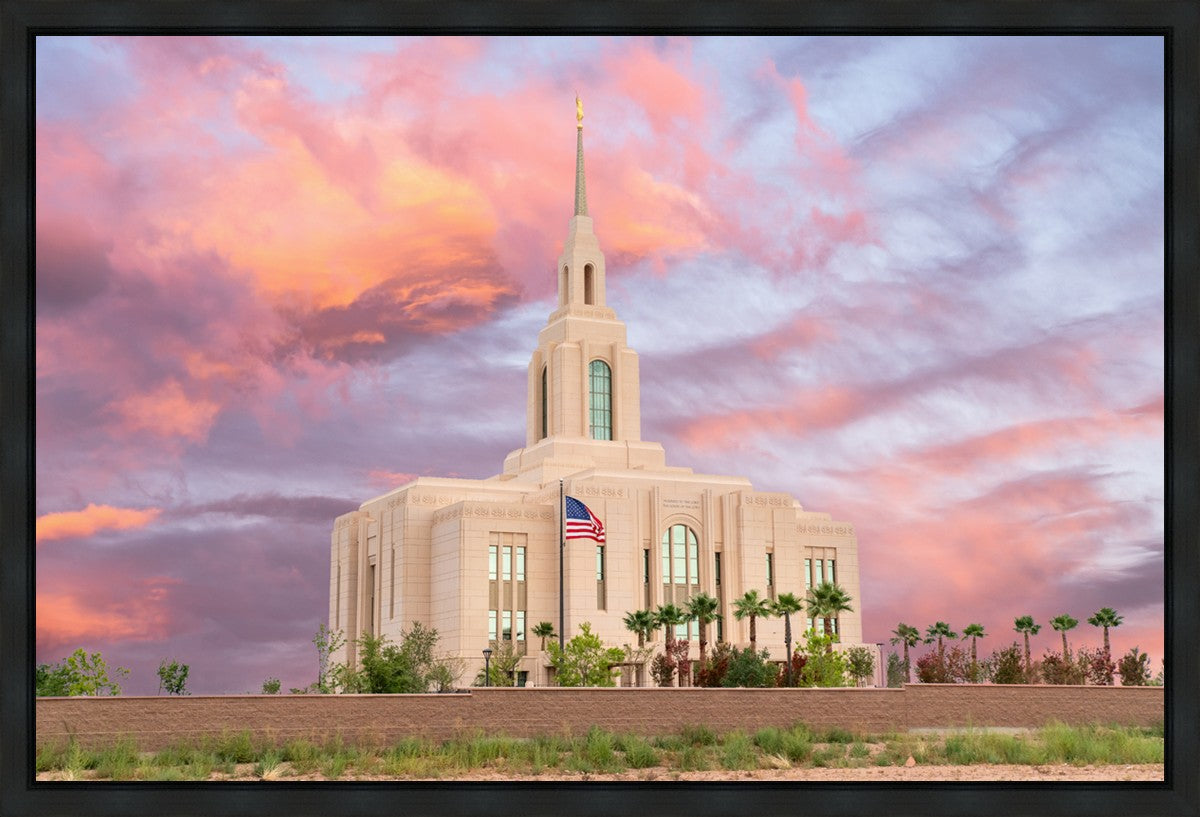 Red Cliffs Utah Sunset Glory