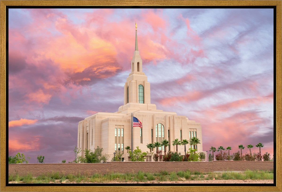 Red Cliffs Utah Sunset Glory
