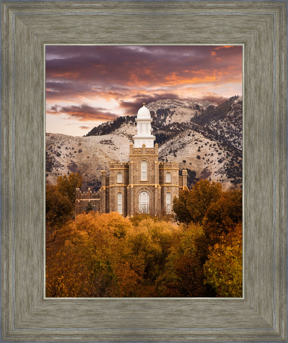 Logan Utah Fall Sunrise