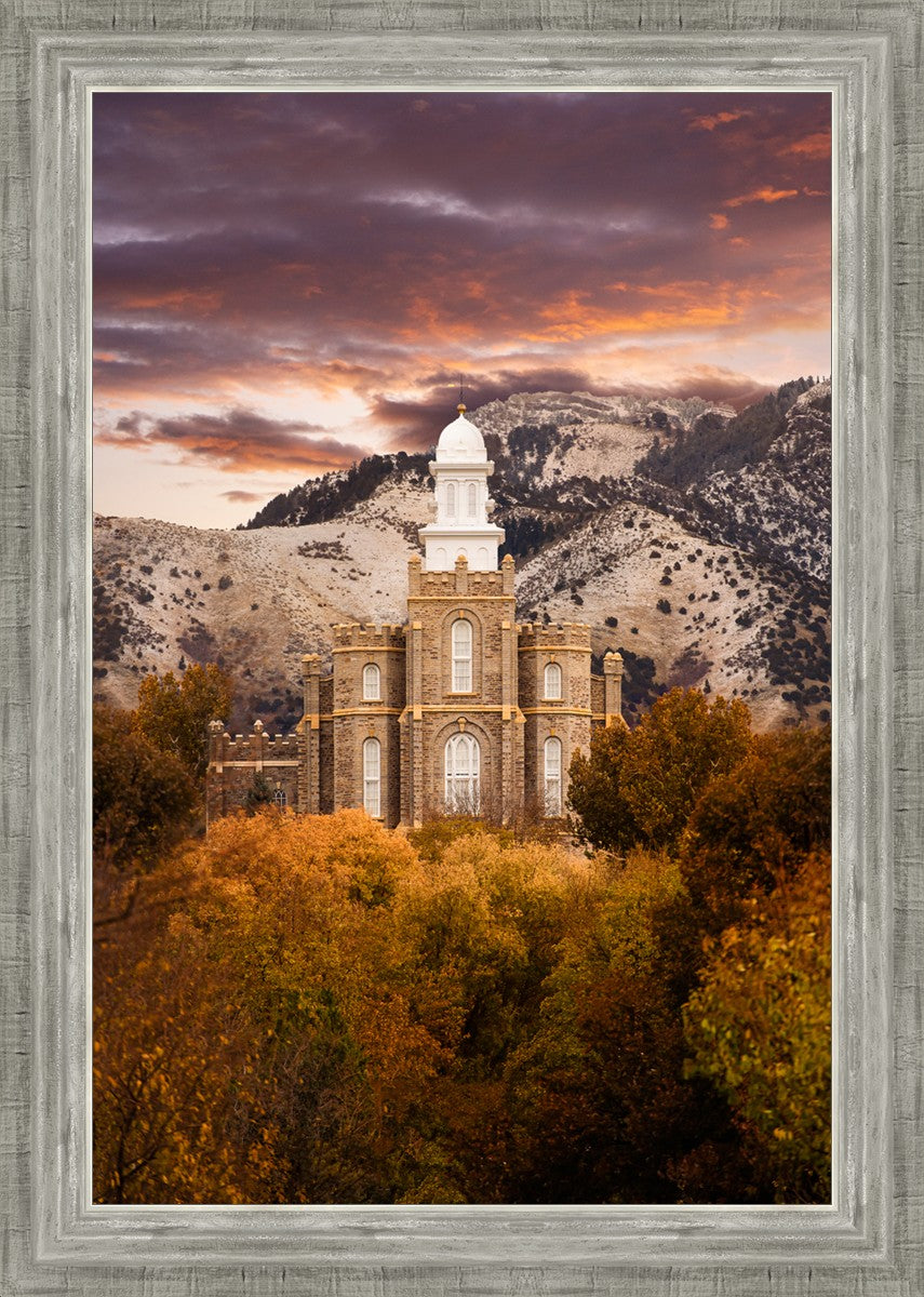 Logan Utah Fall Sunrise